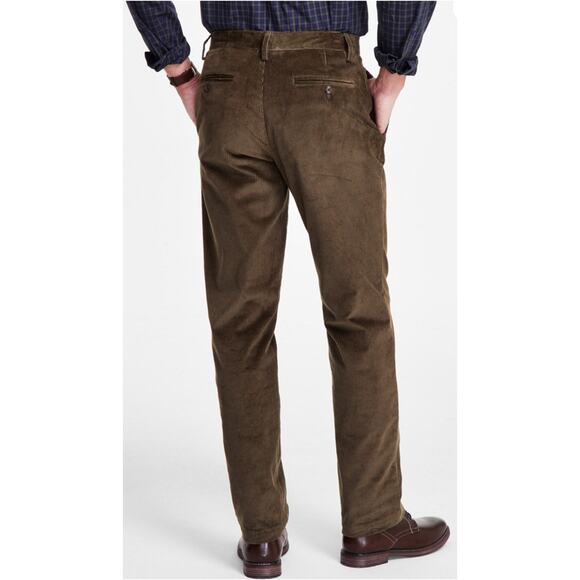 Nordstrom Rendezvous Ballin Corduroy Dark Brown Pants Mens Size 42 NWT - Picture 1 of 16